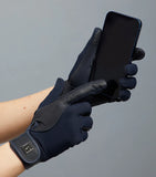 Bordoni Leather Mesh Riding Gloves
