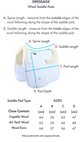 Close Contact Merino Wool European Saddle Pad - Dressage Square