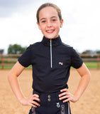 Mini Remisa Girl's Technical Short Sleeved Riding Top