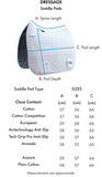 Close Contact Tech Grip Pro anti-Slip Saddle Pad - Dressage Square