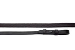 Heritage Saddlery English Leather Rubber Covered Reins - Child's Length