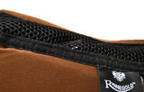 Rhinegold Memory Foam Half Pad With Ventilated 3D Mesh Spine