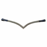 5-Row V-Style Crystal Browband