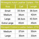 Rhinegold Children’s Leather Gaiters