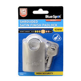 Blue Spot Tools Shrouded Satin Finish Padlock