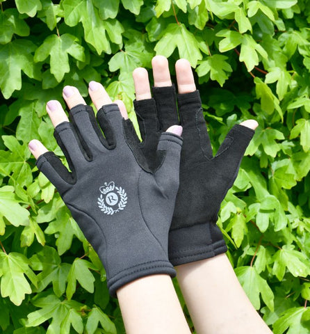 Fingerless Stretch Riding Gloves