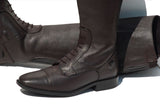 Elite Luxus Soft Luxury Leather Riding Boot - Rich Brown