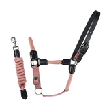 Rope Leather Headcollar and Leadrope