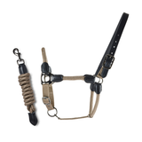 Rope Leather Headcollar and Leadrope