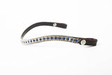 Freedom Sapphire Leather Browband