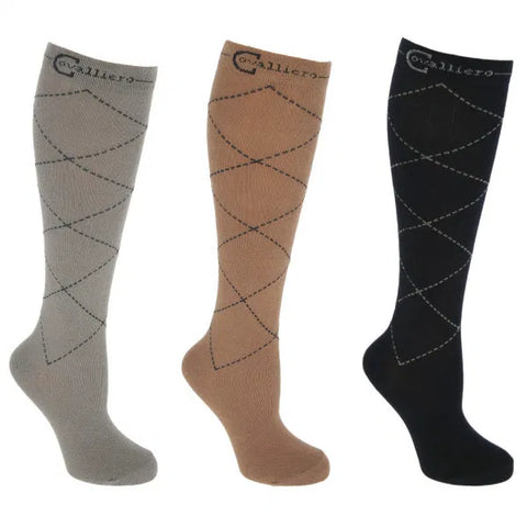 Covalliero Checked Riding Socks – Karo