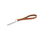 Leather Chain Lead Tan 80cm