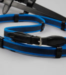 Mineo Pony Continental Reins - Blue/Black