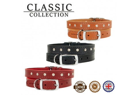 Leather Stud Collar