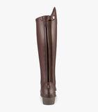 Vallardi Ladies Leather Field Tall Riding Boot UK 4 WIDE BROWN