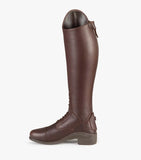 Vallardi Ladies Leather Field Tall Riding Boot UK 4 WIDE BROWN