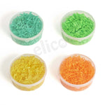 Silicone Plaiting Bands - Bright Colours