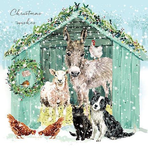 Christmas Cards - Farmyard Animals
