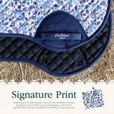 Cath Kidston Saddlecloth: Blue Strawberry