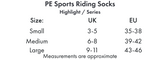 PE Sports Highlight Riding Socks (1 pair)