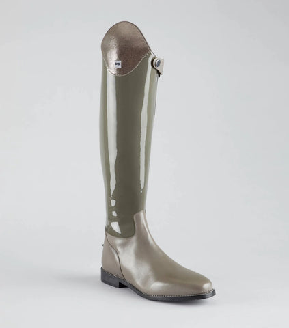 Levade Ladies Leather Dressage Riding Boot - Grey UK 6 (R)