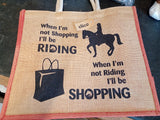 Jute Shopper - Riding & Shopping