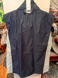 Blue Gilet Waterproof with Hood