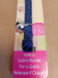Ancol Velvet Cat Collar - BLUE