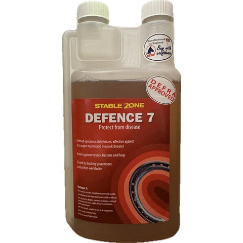 Stable Zone Defence 7 (Animal Health) DEFRA Approved 1 Litre