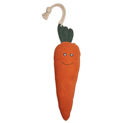 Suede Leather Horse Toy - Carrot