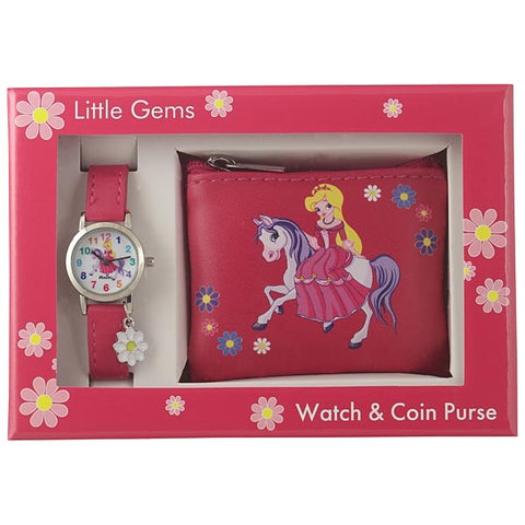 Pony Princess Watch/Purse Gift Set
