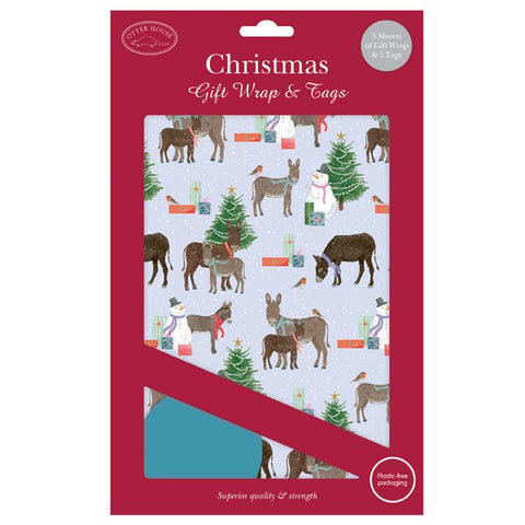 Christmas Wrap - Donkey