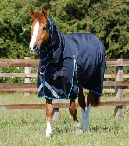 Buster Storm 100g Combo Turnout Rug with Snug-Fit Neck Cover