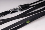 Leather Draw Reins with Rope Insert