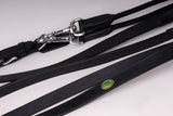 Leather Draw Reins with Rope Insert