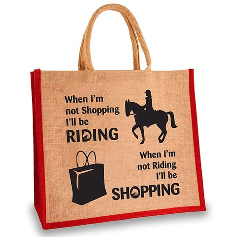 Jute Shopper - Riding & Shopping
