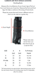Carbon Air-Tech Single Locking Brushing Boots