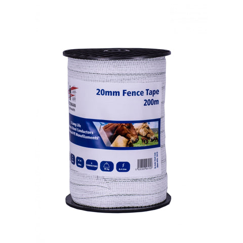 Fenceman 20mm Standard Fence Tape 200m